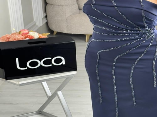 فستان سهره كحلي