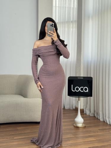 فستان غيمة ناعمه من لوكا