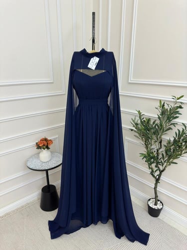 فستان ناعم بلونين