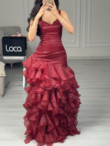 فستان سهره احمر