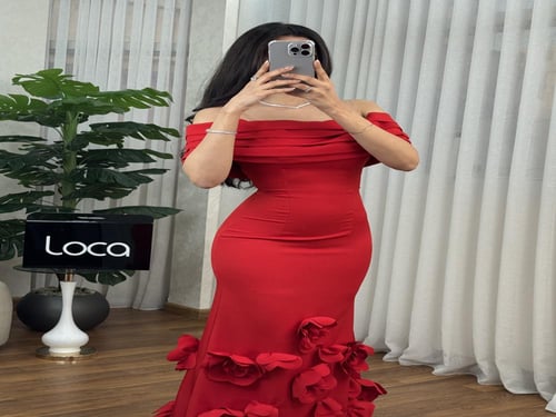 فستان سهره احمر