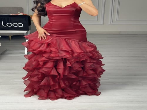 فستان سهره احمر