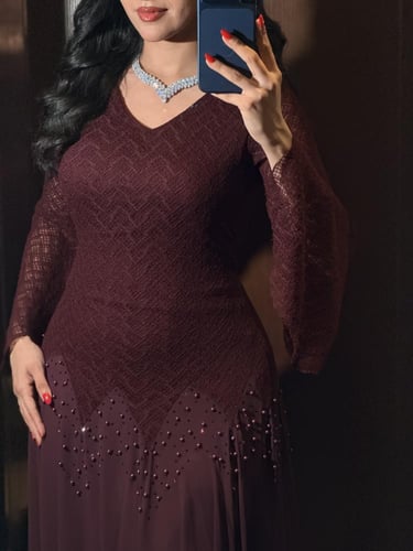 فستان ناعم وراقي من لوكا