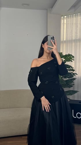 فستان سهره مميز بلون ناعم