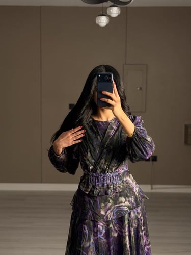 فستان ناعم وراقي