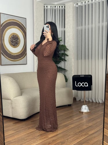 فستان ناعم دانتيل