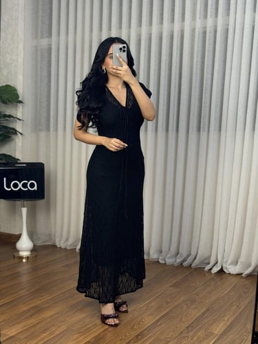 فستان ناعم دانتيل