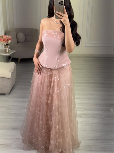 فستان سهره وردي