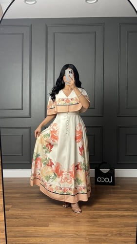 فستان مشجر راقي من لوكا فاشن