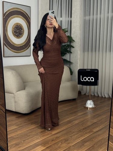 فستان ناعم دانتيل