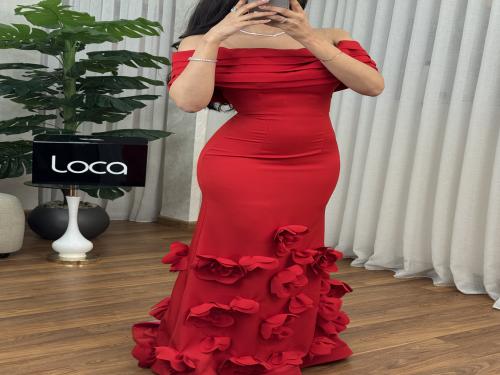 فستان سهره احمر