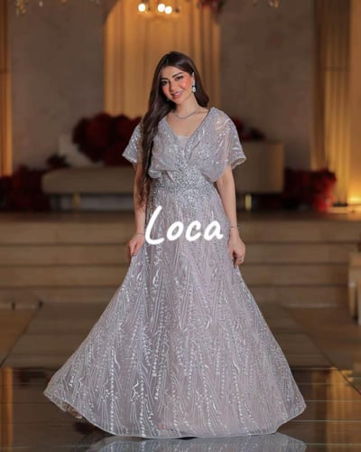 فستان سهره وتطريز مميز