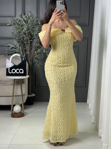 فستان ناعم بلون ناعم من لوكا