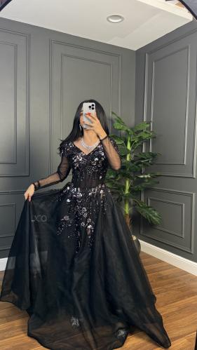 فستان سهره لكل من تبحث عن التميز وبتطريز فخم من لو...