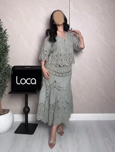 طقم ناعم اخصر فاتح