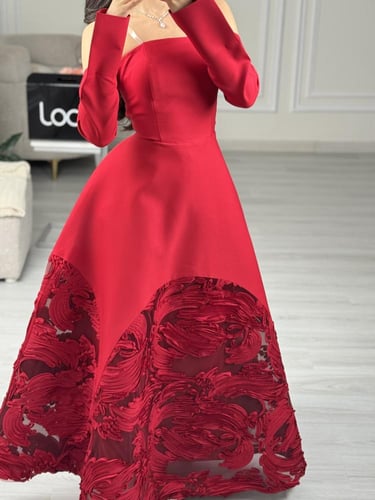 فستان سهره احمر