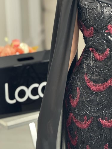 فستان سهره بتصميم ملفت للانظار من لوكا فاشن