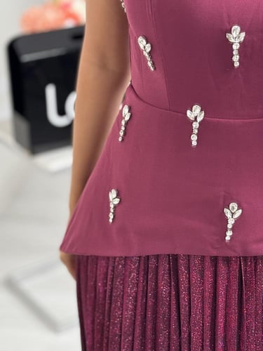 فستان سهره عودي