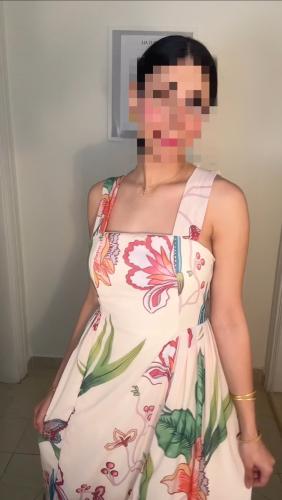 فستان ناعم بطباعه مميزه