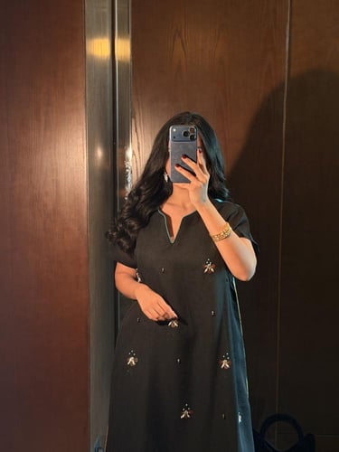 جلابية أنيقه وناعمه