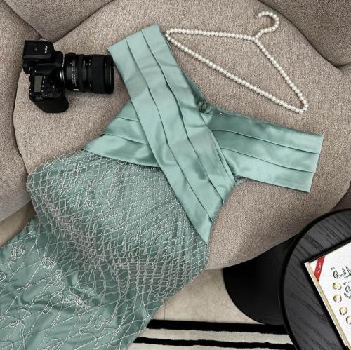 فستان سهره فخم اوف شولدر