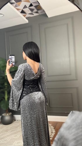 فستان سهره مخصر بتصميم راقي من لوكا فاشن