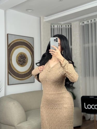 فستان ناعم دانتيل