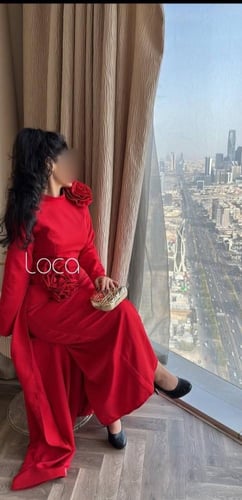 فستان ناعم احمر مميز انيق