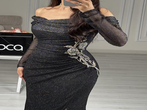 فستان سهره اسود راقي