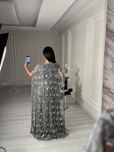 فستان سهره رصاصي