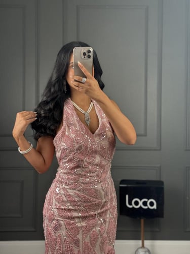 فستان حديقة الورد الراقي