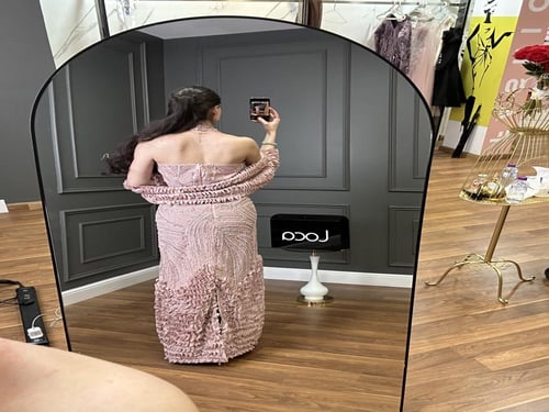 فستان سهره وردي