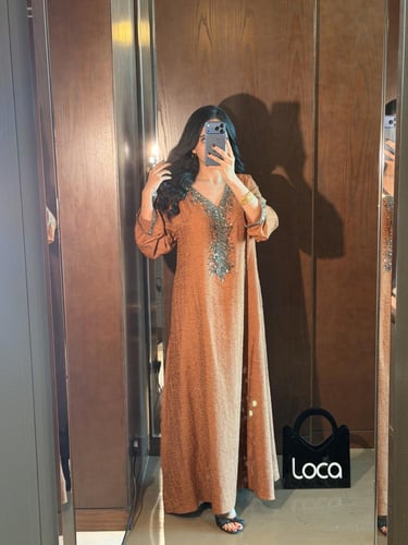 جلابية أنيقه وناعمه