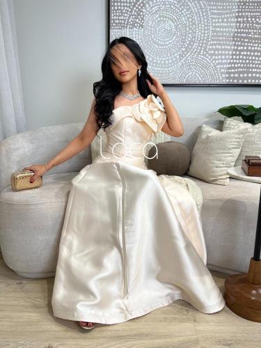 فستان سهرة فلاور بيج راقي لإطلالة مميزة وأنيقة