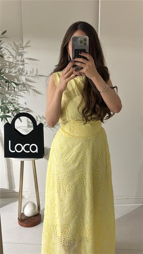 طقم صيفي ناعم بلونين