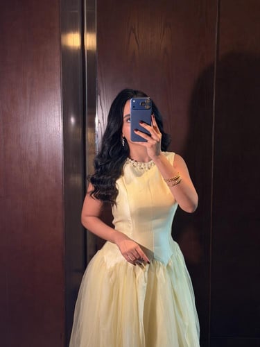 فستان ناعم ميد