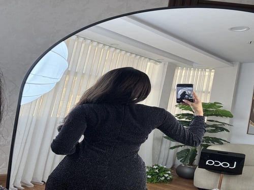 فستان سهره راقي باللون الاسود