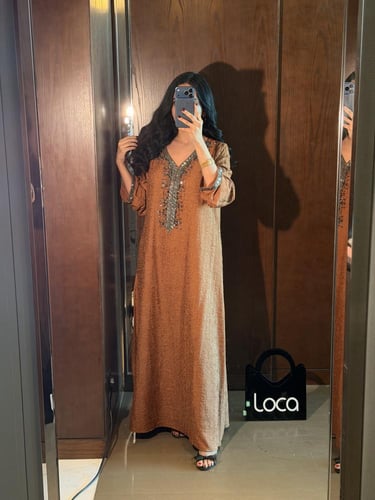 جلابية أنيقه وناعمه