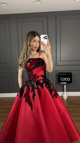 فستان سهره احمر