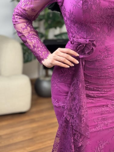 فستان سهره دانتيل ناعم