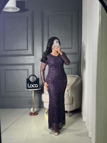 فستان سهره مطرز