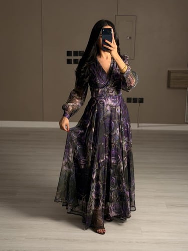 فستان ناعم وراقي