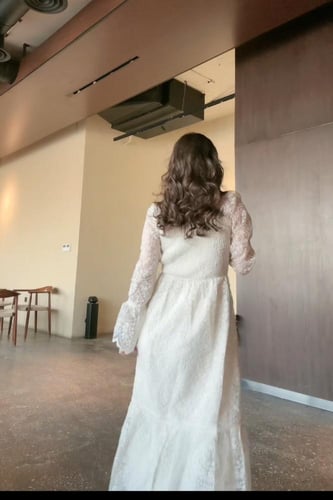 فستان بنقوش مميزه من براند لوكا فاشن