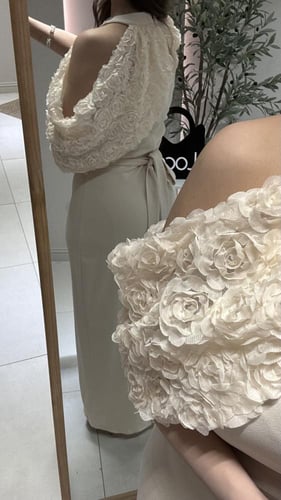 فستان ناعم بلونين