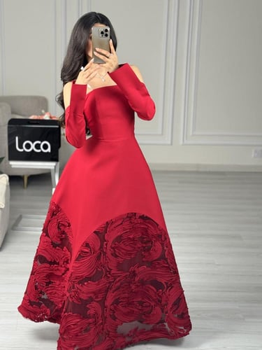 فستان سهره احمر