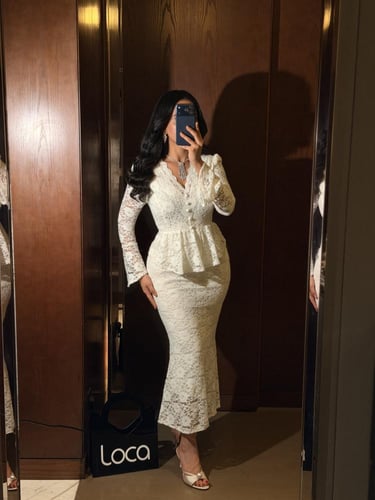 فستان بتصميم ناعم من لوكا