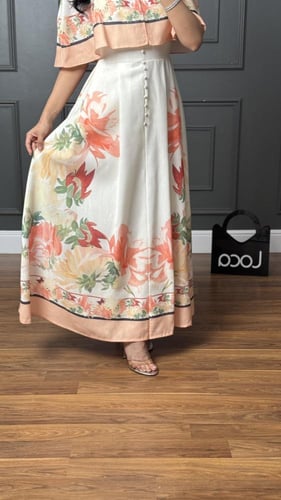 فستان مشجر راقي من لوكا فاشن