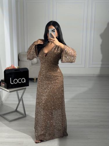 فستان سهره ناعم بقماش مميز