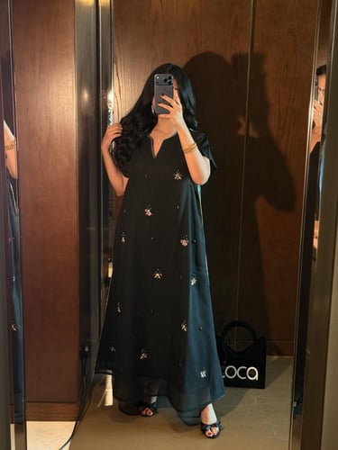 جلابية أنيقه وناعمه