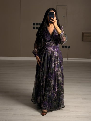 فستان ناعم وراقي